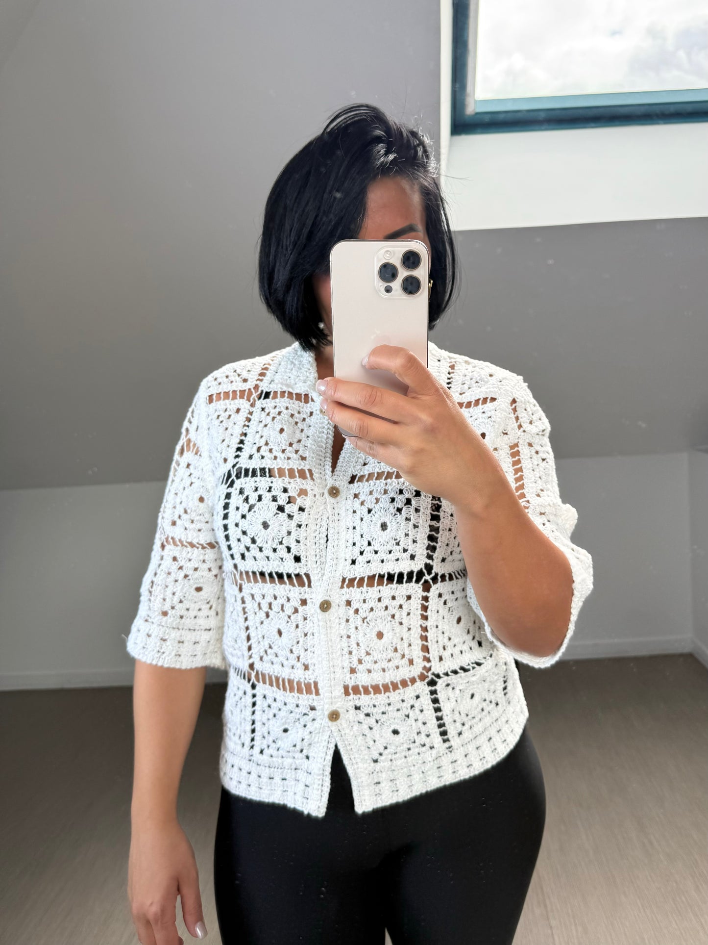 Chemise crochet Célia