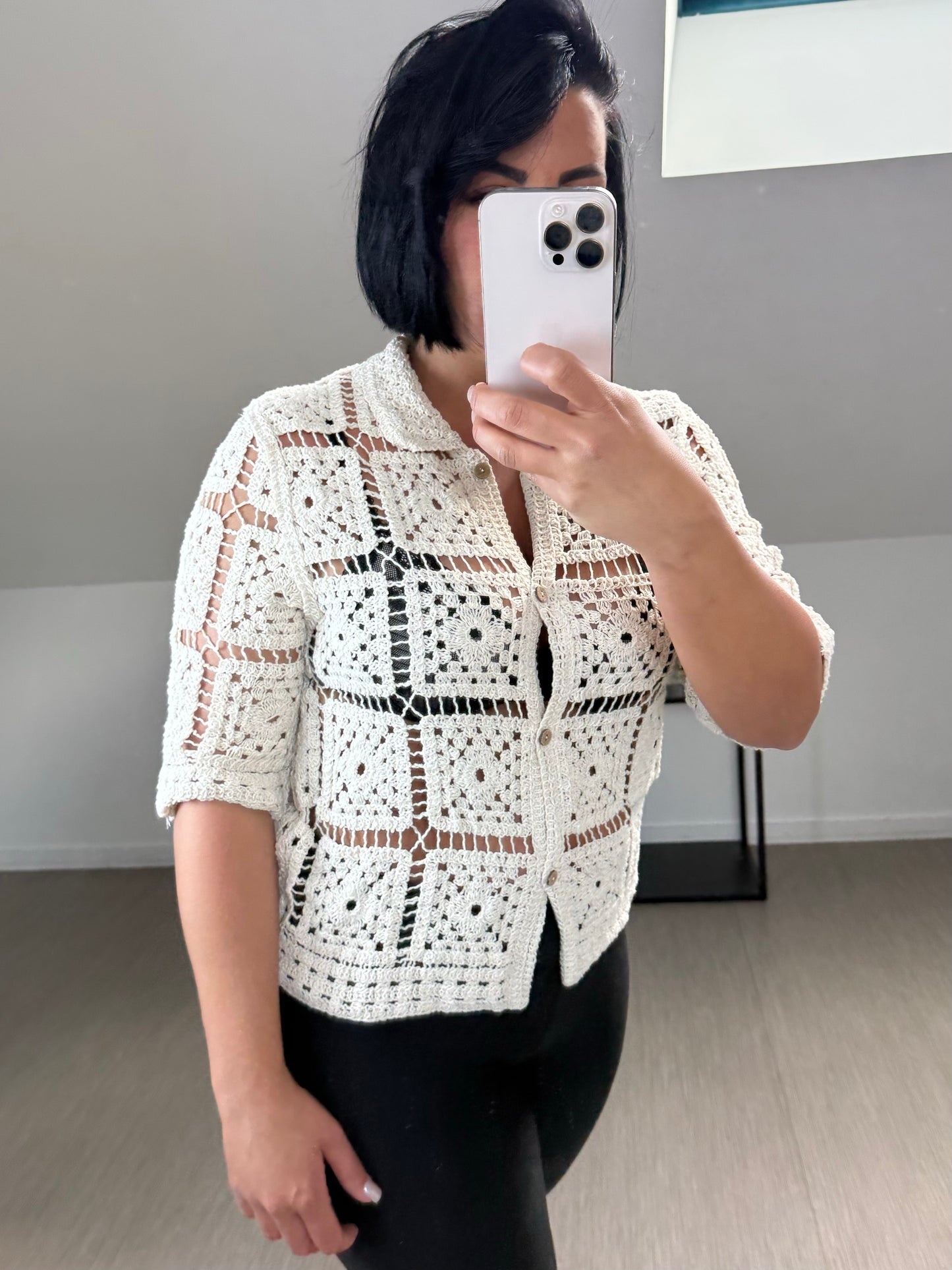 Chemise crochet Célia