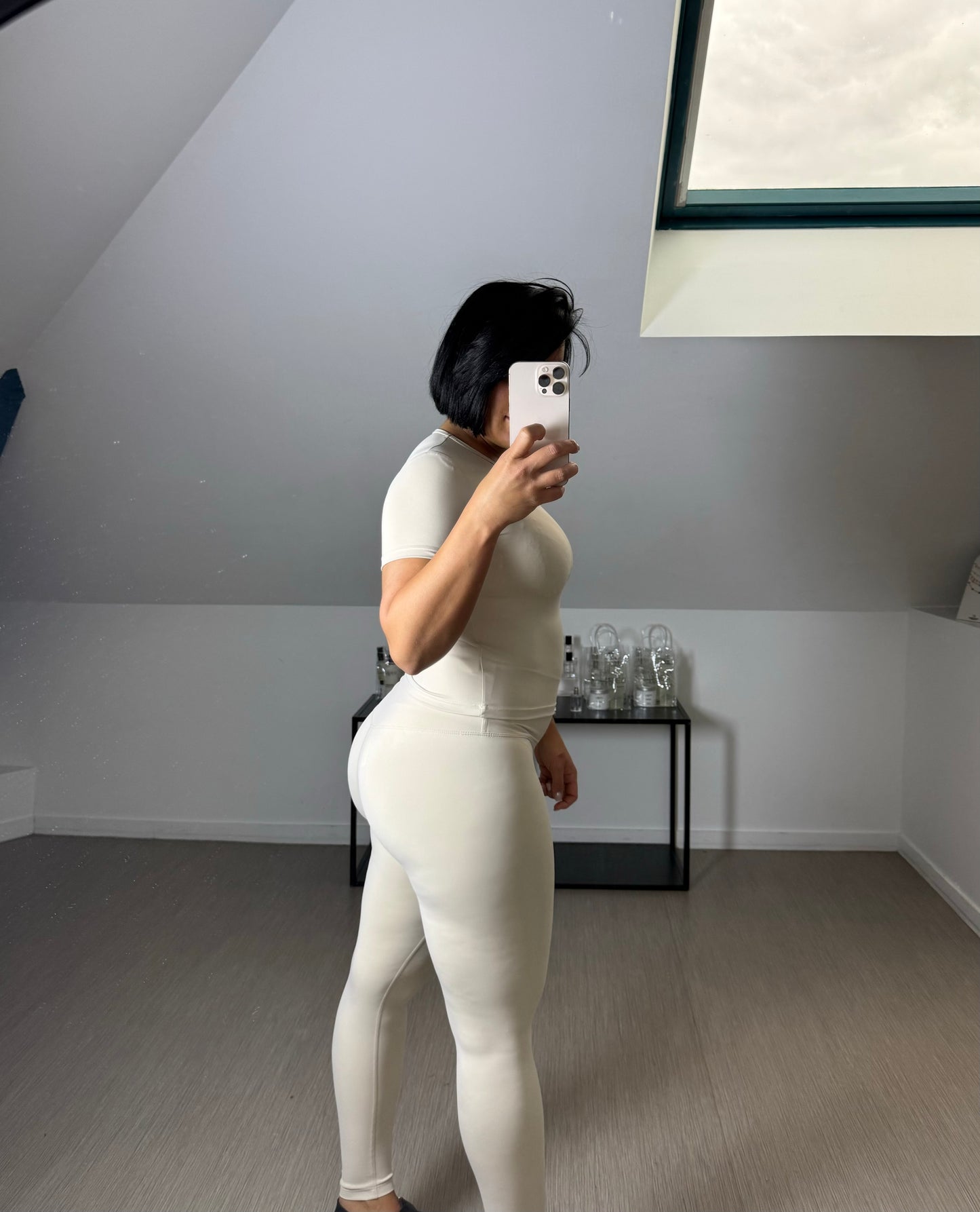 Ensemble sporty beige