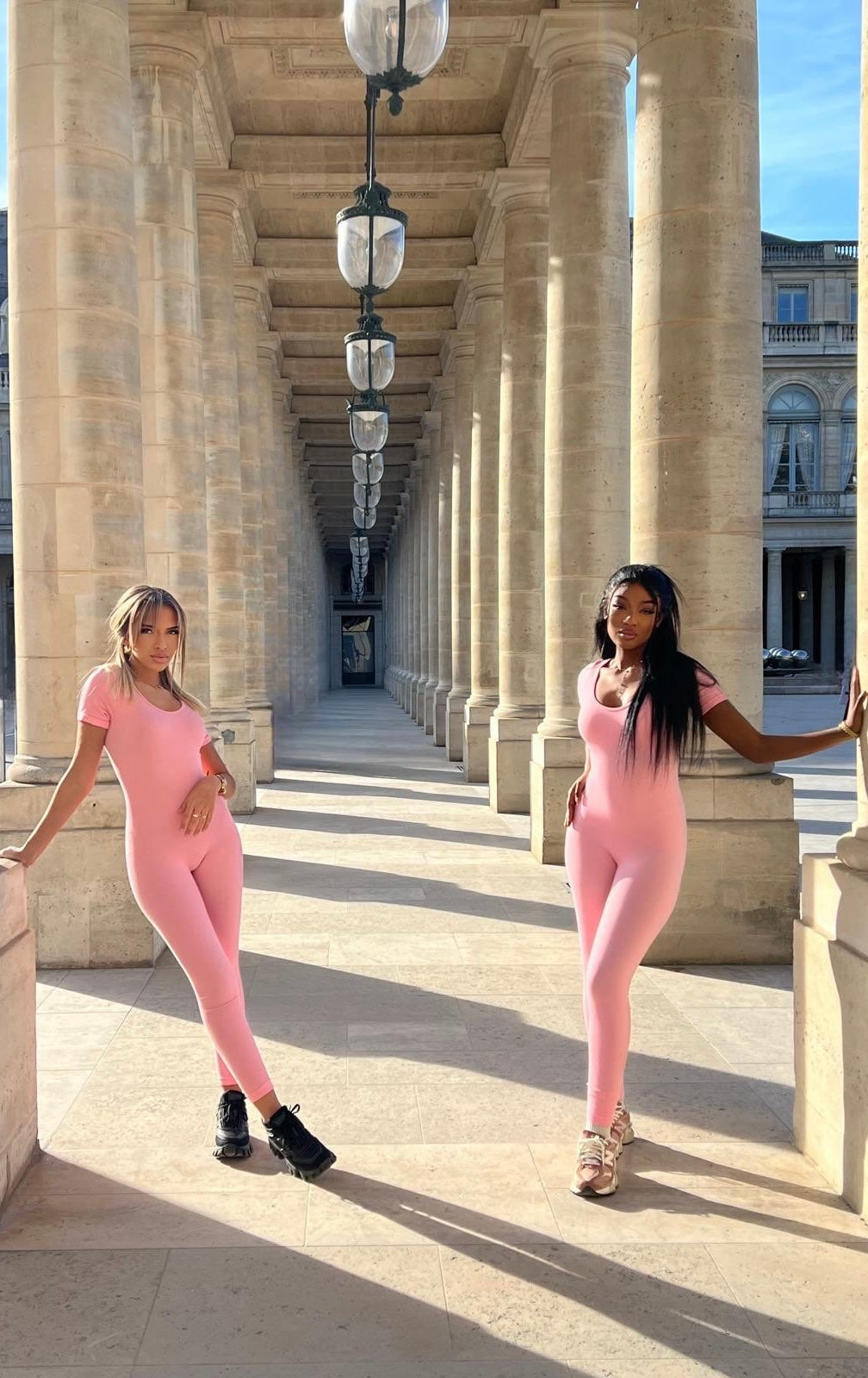 Combinaison gainante rose