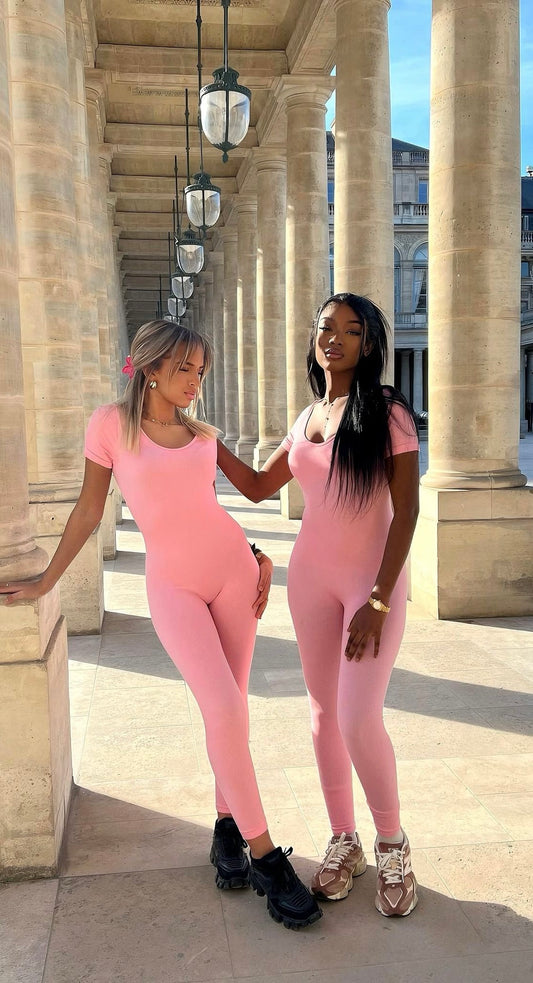 Combinaison gainante rose